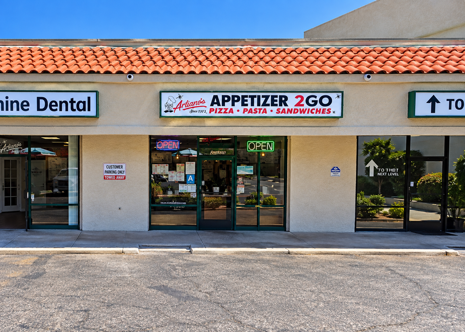 Artiano's Appetizer 2 Go storefront