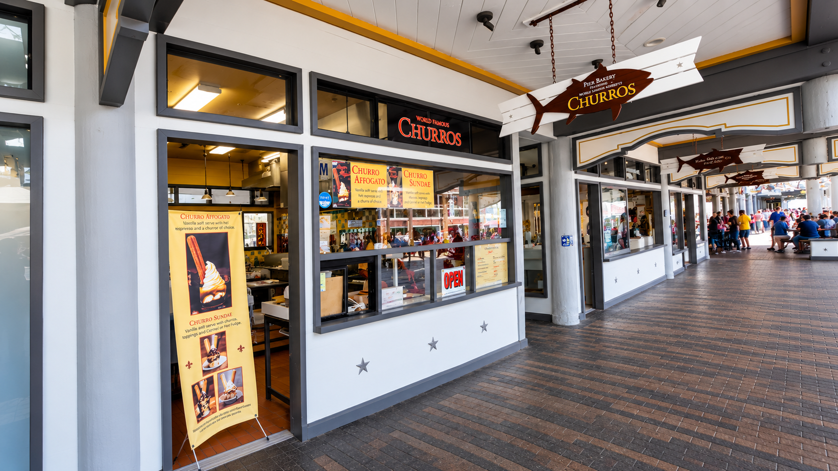 Pier Bakery & Churros storefront