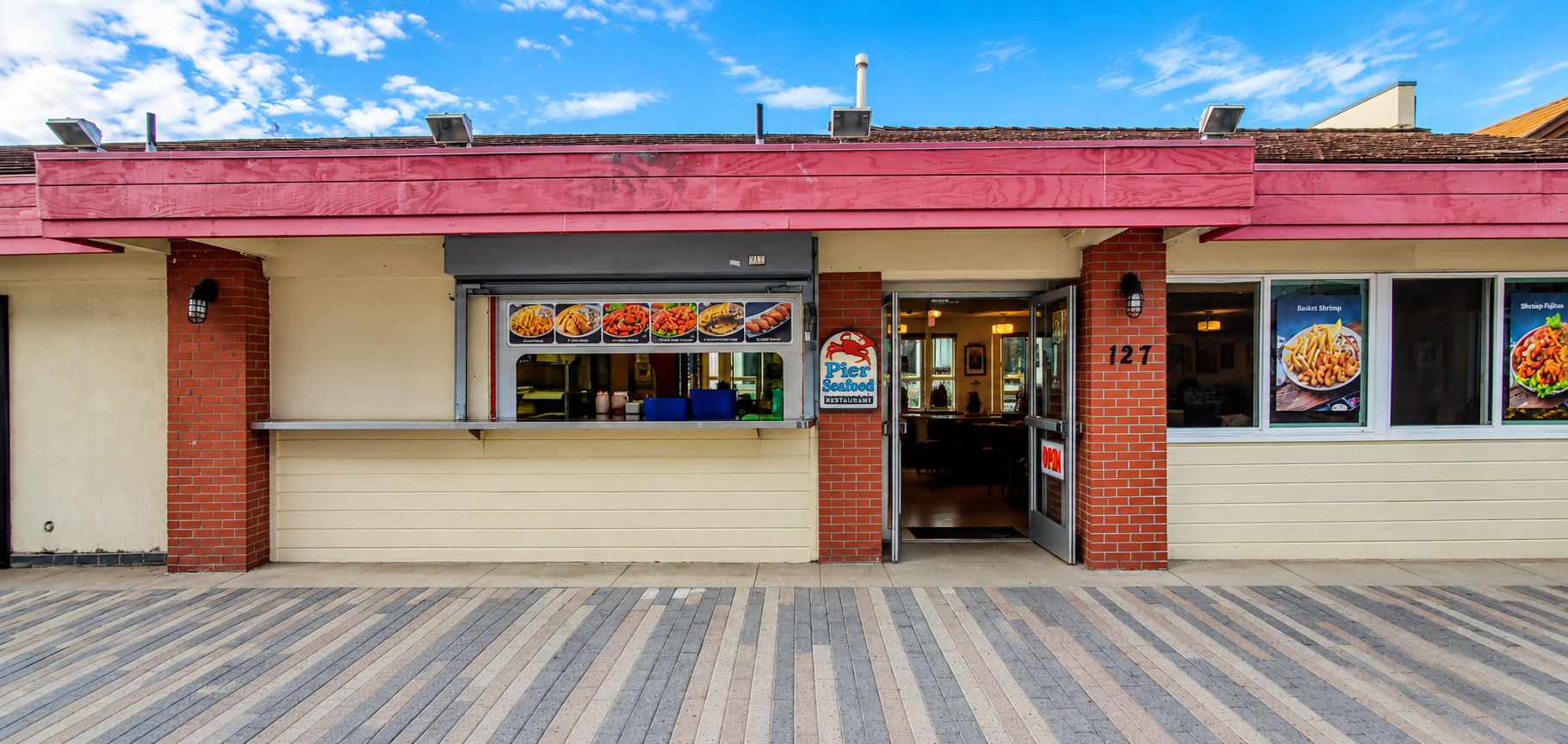 Pier Seafood storefront