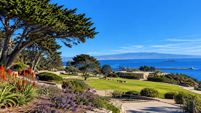 Approved generated representative landscape of Angels Gate Park in San Pedro