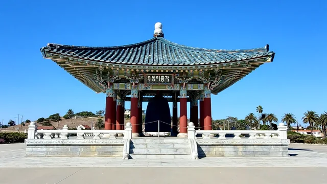 User photograph of the Korean Bell of Friendship pavilion in San Pedro