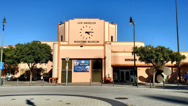 User photograph of the Los Angeles Maritime Museum facade in San Pedro