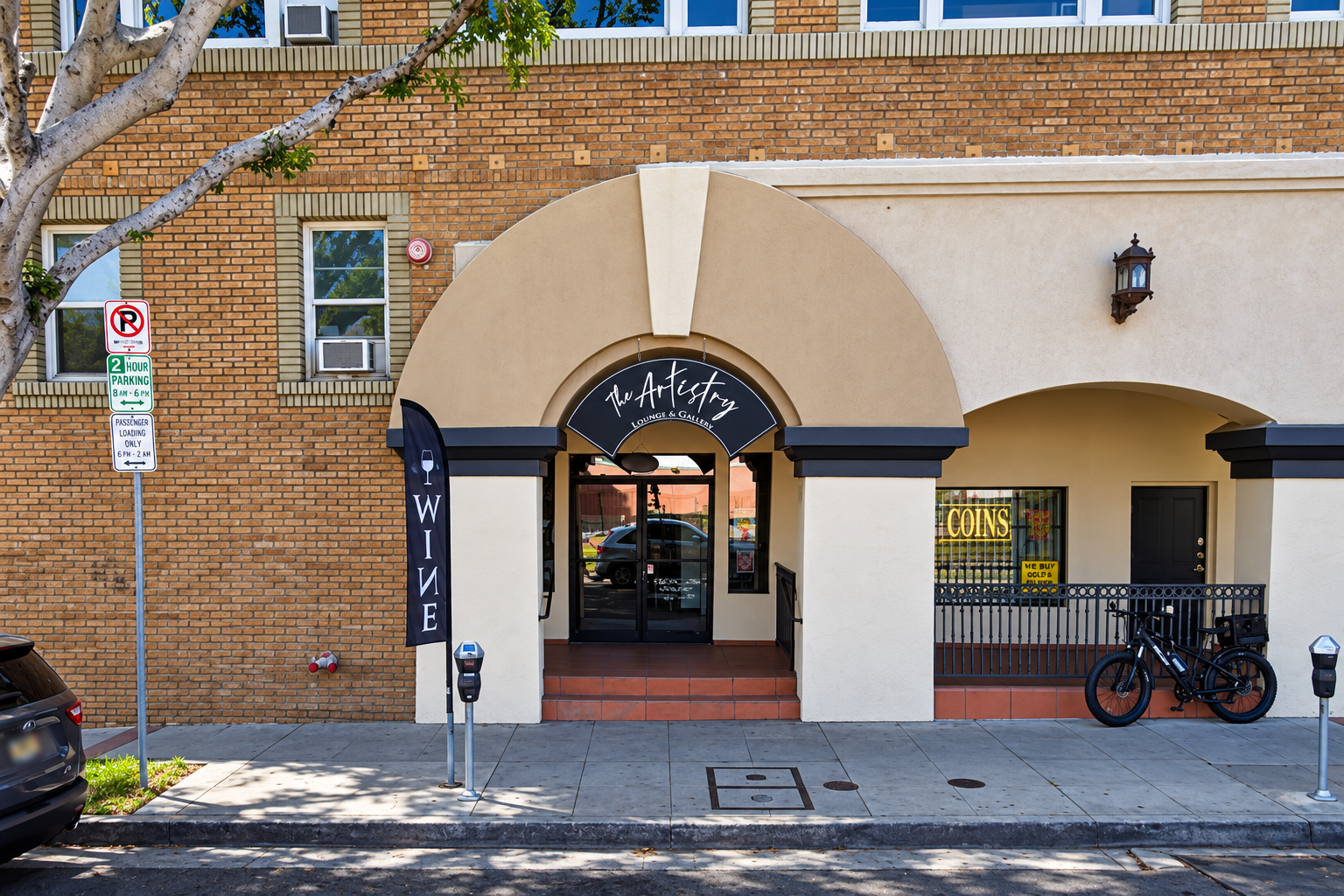 The Artistry Wine Lounge storefront